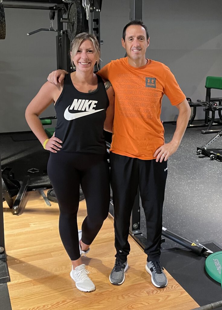 Katia G. mit Coach Garcia